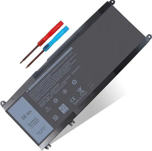 Alt view image 7 of 12 - LXHY 56WH 33YDH Battery for Dell Inspiron 15 7577 17 7000 17 7773 17 7779 2in1 G5 15 5587 Latitude 13 3380 14 3490 15 3590 3580 PVHT1 P30E 99NF2 7573 2-in-1 81PF3 081PF3 P30E001