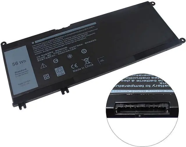 Alt view image 10 of 12 - LXHY 56WH 33YDH Battery for Dell Inspiron 15 7577 17 7000 17 7773 17 7779 2in1 G5 15 5587 Latitude 13 3380 14 3490 15 3590 3580 PVHT1 P30E 99NF2 7573 2-in-1 81PF3 081PF3 P30E001