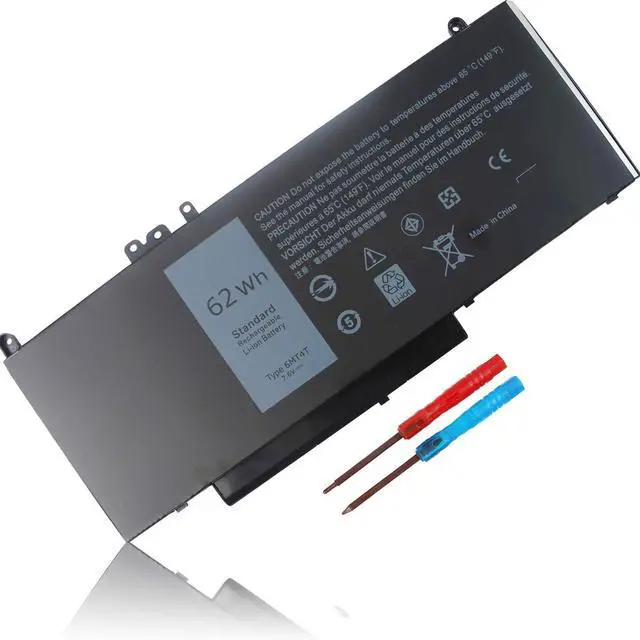 Alt view image 8 of 14 - 6MT4T Battery 62WH Replacement for Dell Latitude E5470 E5570 14 5470 E5470 15 5570 E5570 15.6 inch Precision 3510 7V69Y TXF9M 79VRK 07V69Y 0HK6DV 079VRK 0TXF9M 451-BBUN 451-BBTW 0C1P4