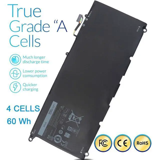 Alt view image 11 of 12 - 60WH 7.6V PW23Y Battery Replacement for Dell XPS 13 9360 P54G002 13-9360-D1605G D1605T D1609G D1505G D1509 D1705G D1805T D1805TG 3591SLV Series 0RNP72 0TP1GT RNP72 TP1GT 4 Cell