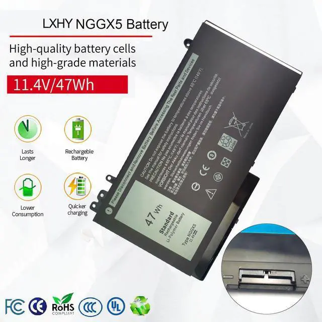 Alt view image 8 of 12 - LXHY NGGX5 Battery for Dell Latitude E5270 E5570 E5470 47Wh Precision M3510 3510 Series P48F P48F001 P48F002 NGGX5-BTI RDRH9 0RDRH9 W9FNJ XKWC7 XWDK1 JY8D6 954DF 0JY8D6 451-BBUM 451-BBUJ 11.4V