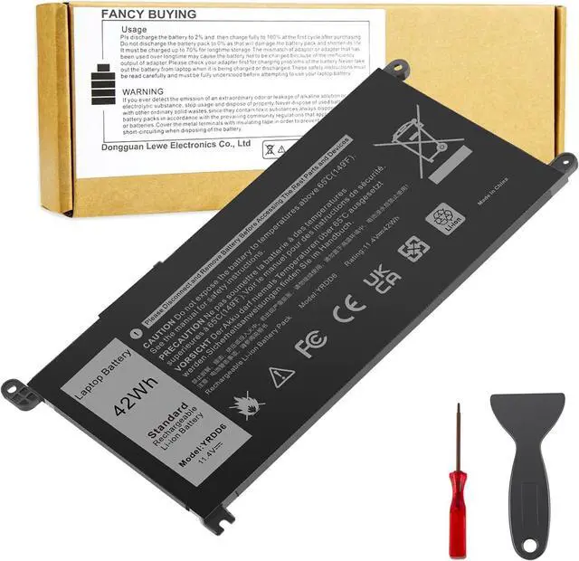 Alt view image 8 of 14 - LXHY YRDD6 Battery for Dell Inspiron 5591 7586 5491 5481 5482 5485 3310 2-in-1 15 3582 3583 3593 3584 5590 5593 5594 5585 14 3493 5493 5480 3793 Vostro 3491 5481 5581 5490 5590 0YRDD6 01VX1H 0VM732