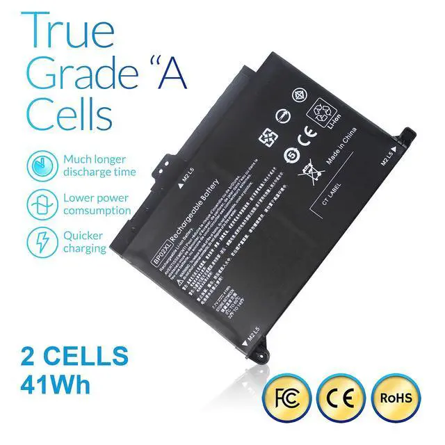 Alt view image 10 of 12 - BP02XL 849909-850 41WH Battery for HP Pavilion Notebook PC 15Z 15AU AW 15Z-AW000 15-AU000 15-AW000 15T-AW000 15-AU010WM 15-AU018WM 15-AU123CL 849569-421 849909-855 849569-542 HSTNN-UB7B TPN-Q172