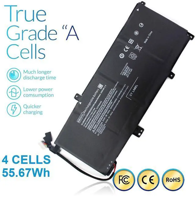 Alt view image 10 of 12 - 55.67WH MB04XL Battery for HP Envy X360 M6-AQ005DX M6-AQ105DX M6-AQ003DX Convertible 15 inch 15-AQ005NA AQ101NG AQ267CL 844204-850 HSTNN-UB6X 843538-541