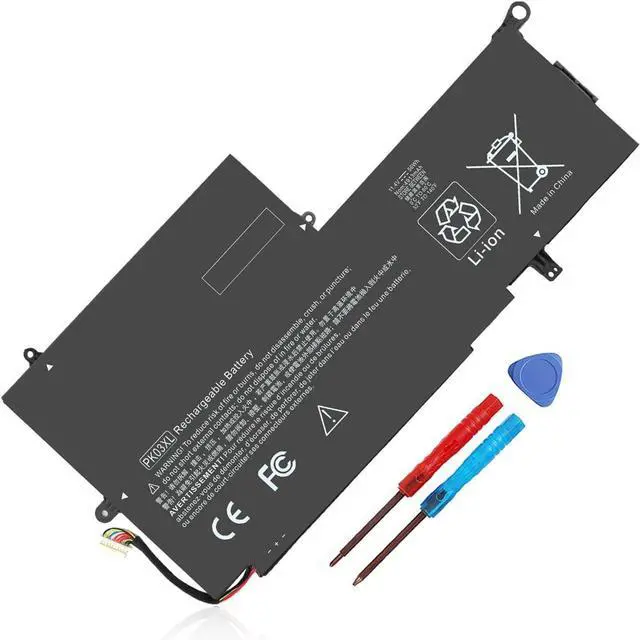 Alt view image 8 of 14 - LXHY PK03XL 789116-005 Battery for HP Spectre X360 13-4101dx 13-4102dx 13-4103dx 13-4105dx 13-4100dx 13-4110dx 13-4001dx 13-4002dx 13-4005dx 13-4116dx 13-4197dx 13-4125nr 13-4195nr 13-y034cl 13-y0xx