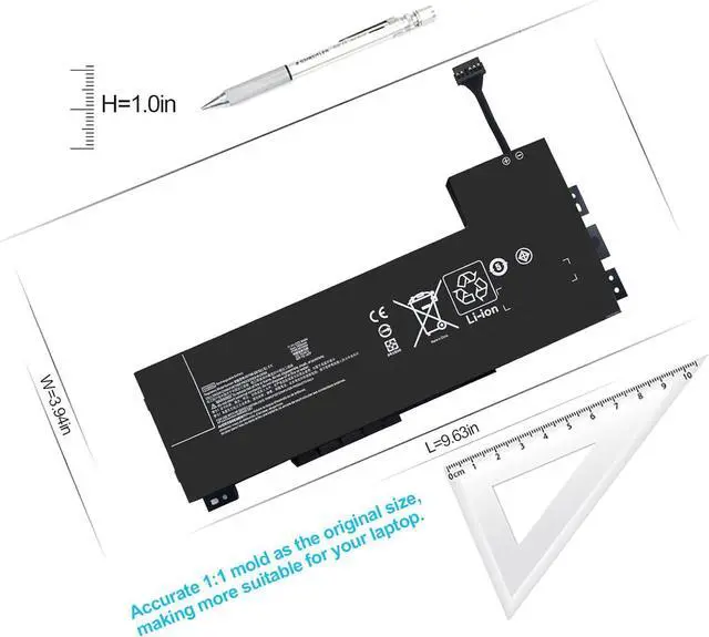Alt view image 9 of 14 - LXHY VV09XL 808452-001 Battery for HP ZBook 15 G3, ZBook 15 G4 17 G3 Mobile Workstation HSTNN-DB7D 808398-2C1 808452-001 HSTNN-C87C 808452-002 808452-005 808398-2C2 VV09090XL VV09090XL-PL 11.4V 90WH