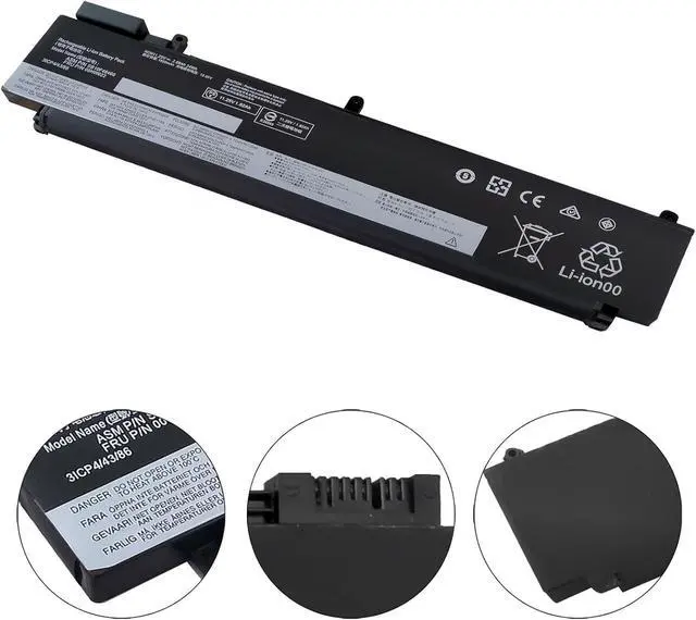 Alt view image 8 of 12 - LXHY 00HW022 SB10F46460 00HW023 SB10F46461 Battery Replacement for ThinkPad T460s T470s Series 00HW036 SB10F46474 00HW037 SB10F46475 3ICP4/43/86 11.25V 24WH 3-Cell Laptop