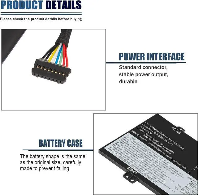 Alt view image 10 of 14 - LXHY L18C4PF3 Laptop Battery for Lenovo ideapad C340-14API C340-14IML C340-14IWL S540-14API S540-14IML S540-14IWL Flex-14IML Flex-14IWL Flex-14API L18M4PF3 L18M4PF4 L18C4PF4 81SS000DUS 81SS0005US