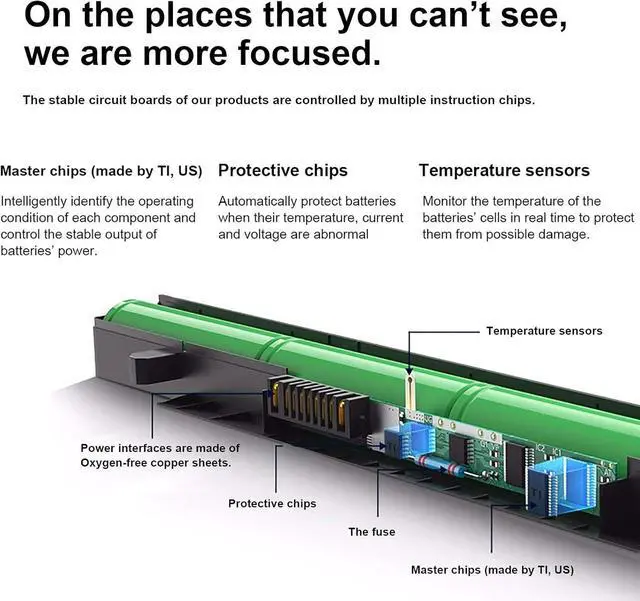 Alt view image 9 of 12 - LXHY PA3817U-1BRS Battery for Toshiba Satellite P755 P745 L755 L755D L775 L775D L745 L655 L675 C655 C675 A655 M645 Series P745-S4320 L755-S5153 L655-S5097 L655-S5150 L675D-S7104 PA3818u-1BRS PABAS228