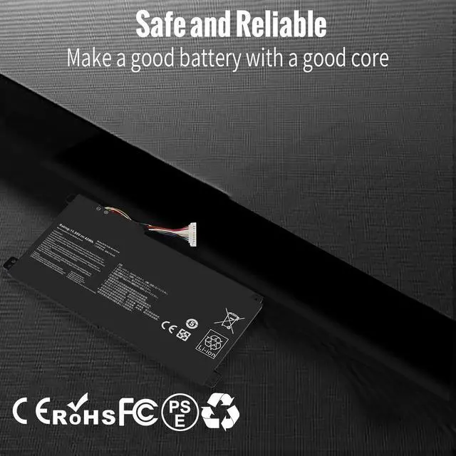 Alt view image 12 of 14 - LXHY 42Wh B31N1912 C31N1912 Replacment Laptop Battery for ASUS VivoBook 14 15.6" E410 E410MA E410M L410MA E410KA F414MA E510 E510M E510MA E510KA L510 L510MA R522MA F414MA-EK1890WS L510MA-WB04(DF112)