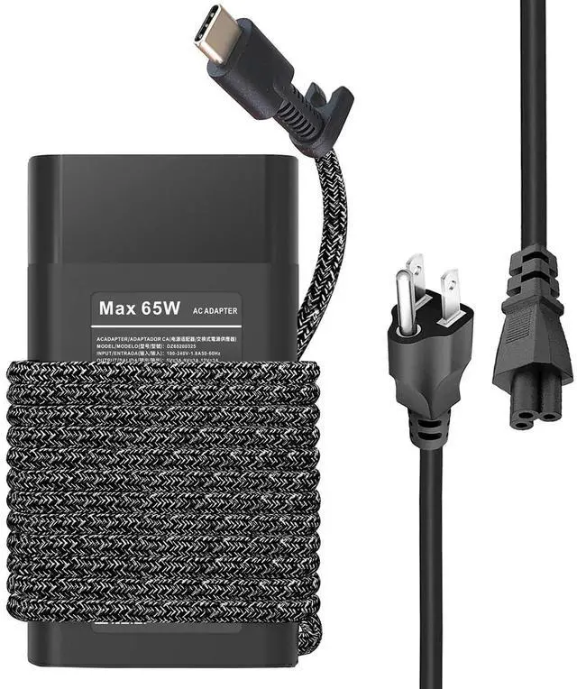 Alt view image 7 of 12 - New Slim 65W USB C HP Laptop Charger for HP ZBook Firefly G8 14" G9 14" 16" G8 15.6inch Touchscreen Mobile Workstation,HP Elite X2 Spectre Elitebook ProBook Envy Chromebook USB Type C Charger