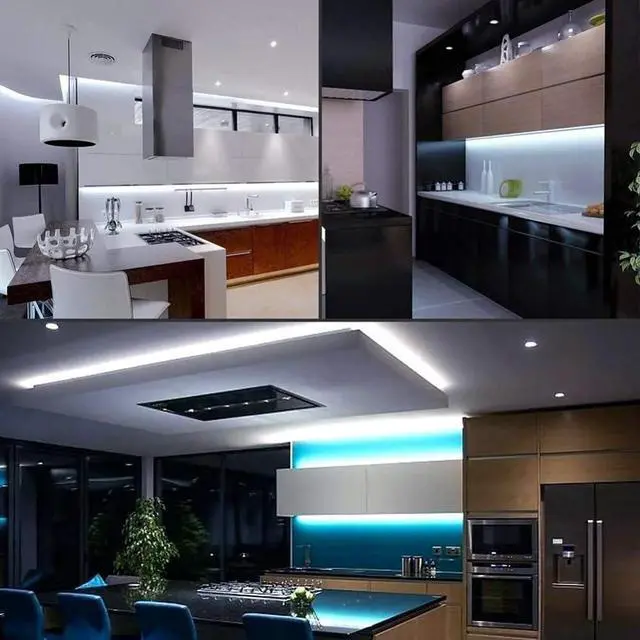 Alt view image 5 of 6 - USB LED Strip Light Warm White 3500K 5V USB Powered 16.4ft/5M 300LEDs Flexible SMD2835 No-Waterproof IP20 LED Tape Lights for TV Background Lighting Tape Home Decor Lamp