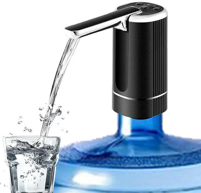 Main image of Water Dispenser for 5 Gallon Bottle, Portable USB Charging Electric Water Pump, Foldable Spout, Water Jug Pump for Camping, Home, Office