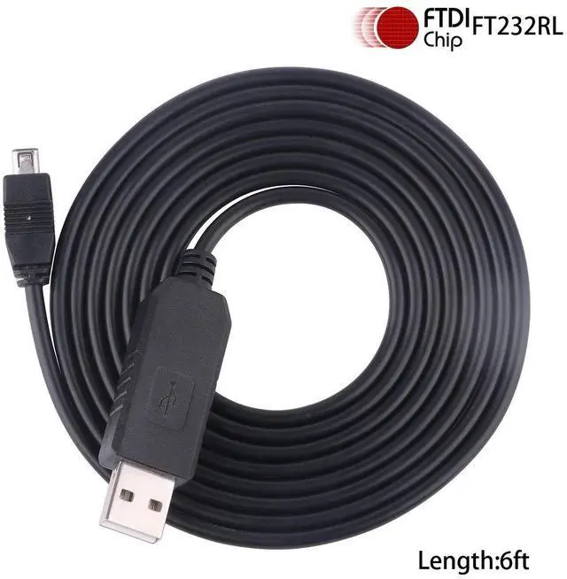 Alt view image 2 of 3 - USB to RS232 Mini 4P Serial Adapter Cable for Uniden Bearcat BCT15X BCD996XT BCD996T BCD396T Scanner PC Programming Cable FT231XS Chip