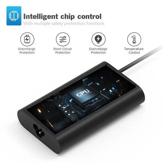Alt view image 5 of 7 - USB-C Laptop Charger for Dell Chromebook 3100 3300 3380 3400, 65W | Match the complete Dell Chromebook model and USB-C charging requirement; supports listed voltage profiles up to 65W max