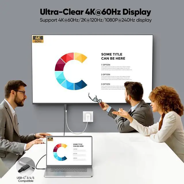 Alt view image 3 of 7 - USB C to HDMI Cable 6.6ft with 140W Charging Port, 4K@60Hz Type C to HDMI Dispaly Cord with PD Power Delivery for SteamDeck Switch MacBook iPhone 17/16/15 Series Galaxy S23/S24/S25 Monitor HDTV
