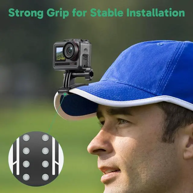 Alt view image 5 of 7 - 2-in-1 Quick Release Adjustable Head Strap Mount for GoPro Hero 13 12 11 10 9, EK7000/EK7000 Pro, Brave 4/4 Pro, Brave 7/7 LE, V50 X, V50 Elite, DJI Osmo Action Cameras