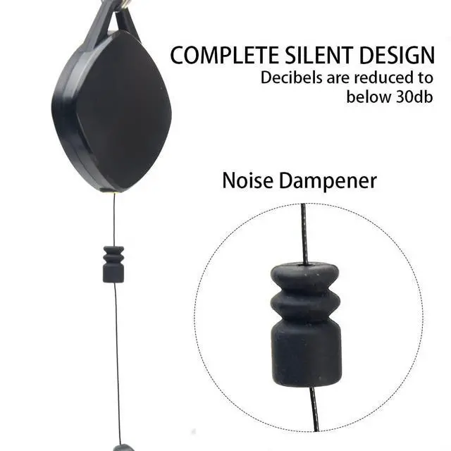 Alt view image 2 of 7 - VR Cable Management Compatible with Quest 3S/3/2/1/Pico/PSVR/PSVR2, 3packs Drill Free Retractable Ceiling Susp-ension System, for VR Wire Accessories with Ceiling Screw Hook and Adhesive Hooks