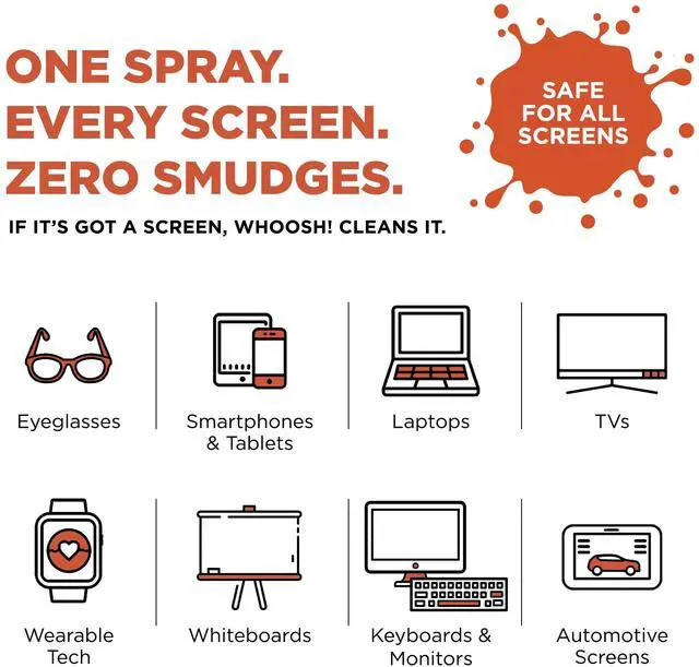 Alt view image 3 of 7 - ! Screen Shine Go 2-Pack Two 1 fl oz Refillable Touchscreen Cleaners with Microfiber Cloths for Car, iPad, Laptop and Eyeglasses Powerful Streak-Free Cleaning Pocket-Sized, TSA-Approved