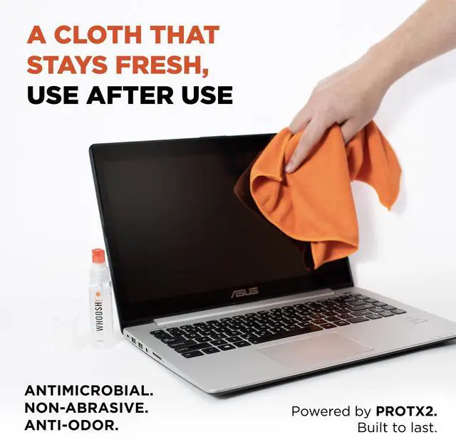 Alt view image 7 of 7 - ! Screen Shine Go 2-Pack Two 1 fl oz Refillable Touchscreen Cleaners with Microfiber Cloths for Car, iPad, Laptop and Eyeglasses Powerful Streak-Free Cleaning Pocket-Sized, TSA-Approved