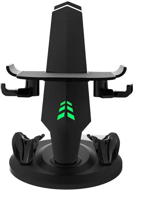 Main image of VR Stand, Headset Charging Dock VR Display Stand Accessories for Oculus Quest 2/Quest 3 VR Headset (Black)