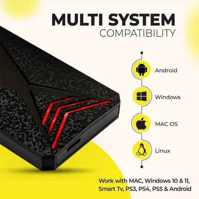 Alt view image 3 of 7 - 500GB External Hard Drive Portable USB 3.0 External HDD with RGB Light High-Speed Data Transfer Data Storage Drive Compatible with Desktop, Laptop, Gaming Consoles, and More