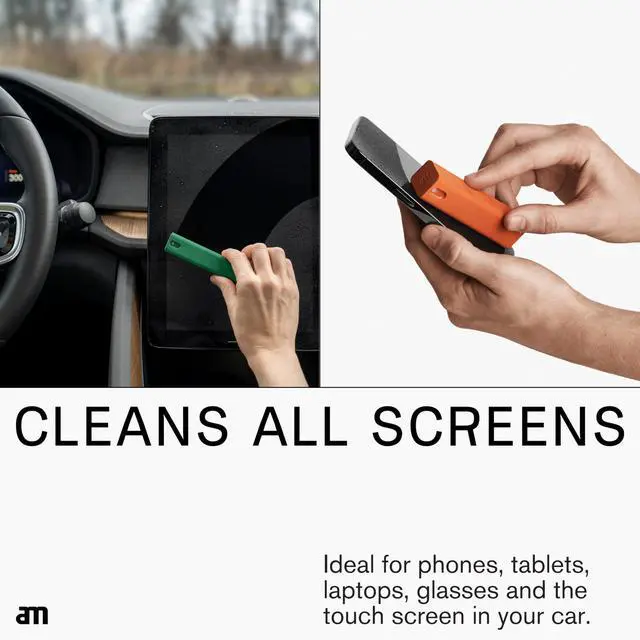 Alt view image 5 of 7 - Screen Cleaner Mist Spray with Microfiber Cloth Alcohol-Free Screen Cleaning Kit for Phones, Tablets, Laptops, TVs & Car Displays, 3 Pack, Green