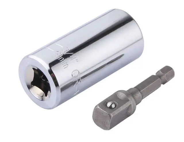 Alt view image 3 of 7 - Universal Socket Wrench Grip Tools (7-19 mm) | Bushing wrench socket | Socket Adapter Magical Grip Power Drill Adapter | Multifunctional Repair Tool