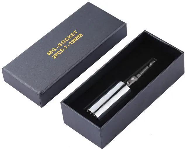 Alt view image 2 of 7 - Universal Socket Wrench Grip Tools (7-19 mm) | Bushing wrench socket | Socket Adapter Magical Grip Power Drill Adapter | Multifunctional Repair Tool