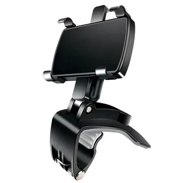 Alt view image 3 of 7 - Car Phone Holder, Dashboard Mount with 360-Degree Rotation, Universal Compatibility, Black
