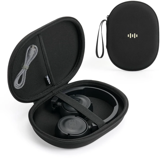 Main image of Headphone Case Hard Shell for JBL Tune 520BT/510BT/500BT/720BT/Bose Fits Soundcore Anker/BERIBES/KVIDIO/TOZO/JLab, Ultra-Slim Over-Ear Headset Universal Portable Travel Organizer Bag