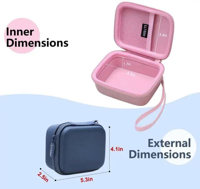 Alt view image 2 of 7 - Case Compatible with JBL Go 4 / GO 5 / Go 3 Ultra-Portable Waterproof Speaker, Black