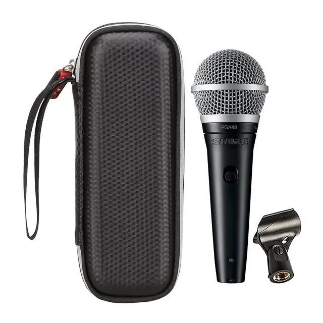 Alt view image 5 of 7 - Microphone Case Fits for Shure PGA48-LC Cardioid Dynamic Vocal Microphone,Case Only