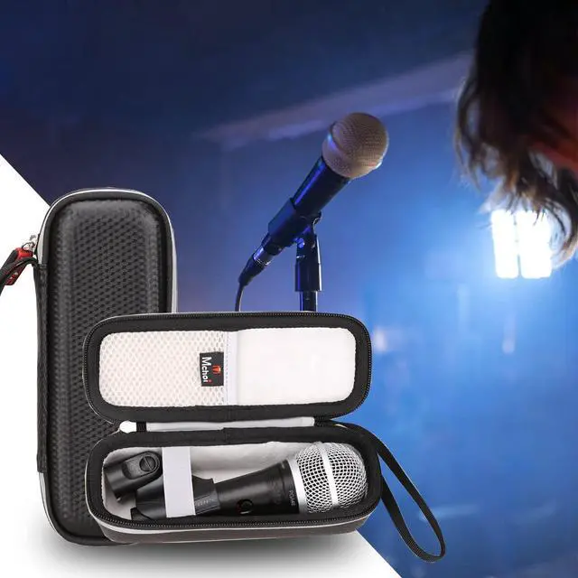 Alt view image 7 of 7 - Microphone Case Fits for Shure PGA48-LC Cardioid Dynamic Vocal Microphone,Case Only