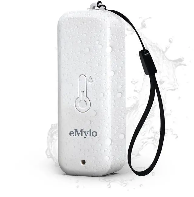 Main image of Indoor Outdoor Thermometer Hygrometer RTH11, IP65 Waterproof Temperature Humidity Sensor for Home with APP Alert, 492ft Monitoring Range, Requires Connection to WiFi Gateway(Not Included)
