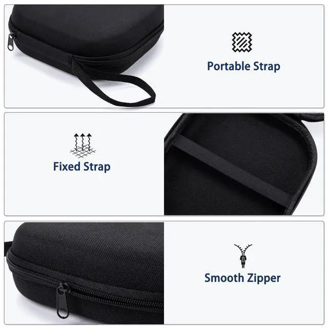 Alt view image 3 of 7 - Case Compatible with JBL Tune 510BT 520BT 720BT 770NC 660NC 670NC, and Sony WH-CH720N WH-CH520 Noise Canceling Wireless Headphones, Portable Travel Headphone Cases (Black)