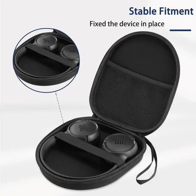 Alt view image 4 of 7 - Case Compatible with JBL Tune 510BT 520BT 720BT 770NC 660NC 670NC, and Sony WH-CH720N WH-CH520 Noise Canceling Wireless Headphones, Portable Travel Headphone Cases (Black)
