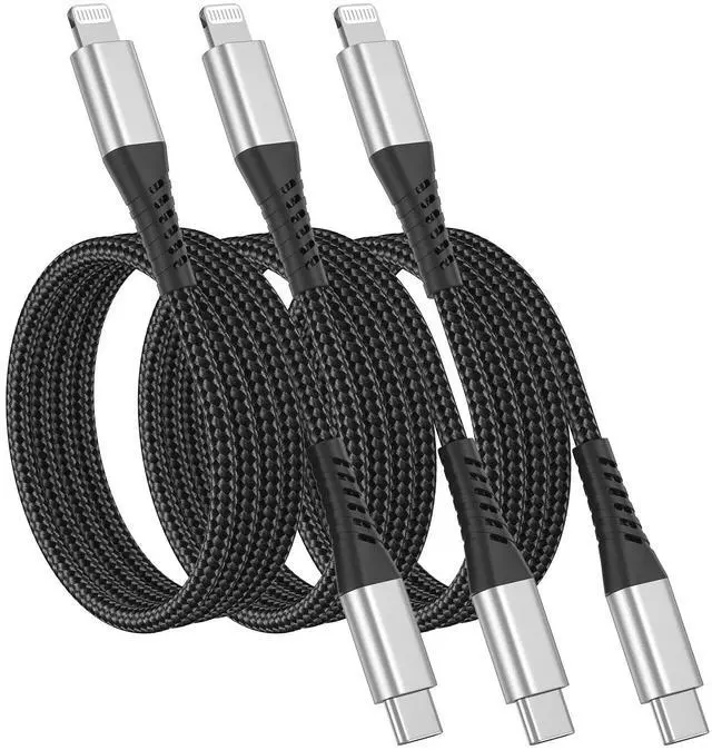 Main image of USB C to Lightning Cable 3FT, 3 Pack iPhone Charger Cord, MFi Certified 3 Foot iPhone Cable PD Fast Charging for Apple iPhone 14 13 12 11 Pro Max Xs 8 7 6 5 Plus iPad Air Mini