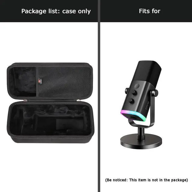 Alt view image 6 of 7 - Hard Case for Rode NT1-A-MP/for Shure SM7B/for FIFINE XLR/USB AmpliGame AM8 Dynamic Microphone