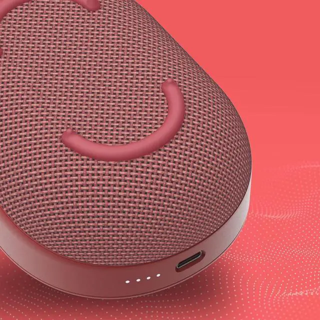 Alt view image 4 of 7 - Skullcandy Kilo XT Wireless Bluetooth Speaker - IPX7 Waterproof Mini Bluetooth Speaker with 24 Hour Battery, Downward Firing Passive Radiator, and True Wireless Pairing - Perfect for Outdoor (Red)