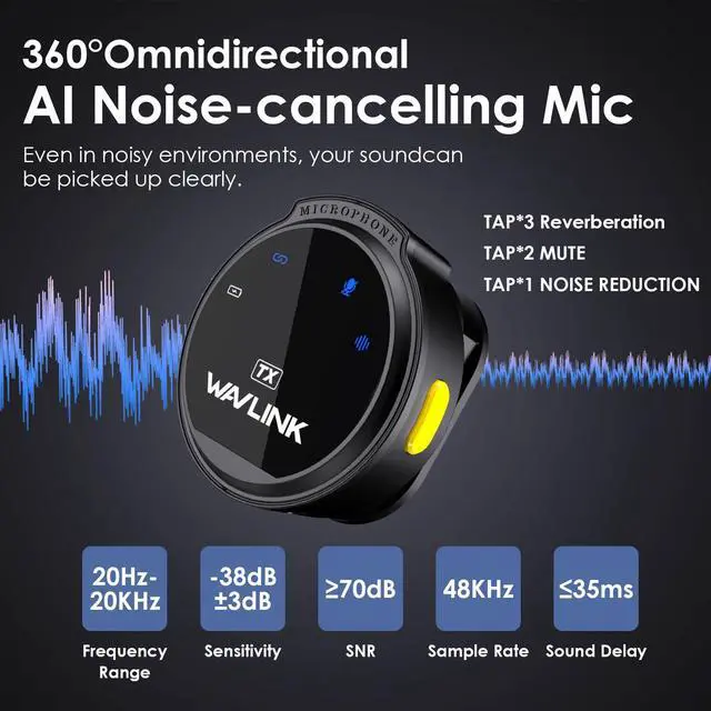 Alt view image 3 of 7 - Wireless Lavalier Microphone for iPhone Vlog, Clip on Lapel Dual Mic System & Lightning Input & 42H, Clip on Lapel Mic for Phone 14/13 iPad YouTube Facebook Live, Video Recording(2*TX+1*RX)
