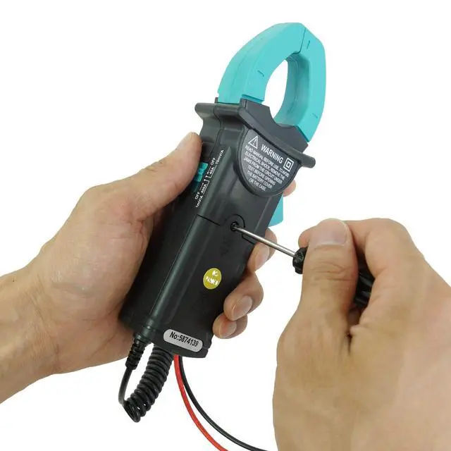 Alt view image 4 of 7 - AC/DC Clamp Meter Multimeter 400A True RMS Current Tester, Hall Effect Sensor, CAT III 600V, Low Battery Indicator, Auto Zero, 1mV/A and 10 mV/A Sensitivity