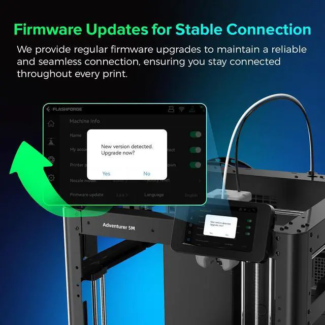 Alt view image 6 of 7 - Camera Kit for Adventurer 5M/Pro/AD5X 3D Printer, Real-time and Remote Monitoring, Compatible with Flash Maker App, 3D Printer Parts for AD5M/AD5M PRO/AD5X