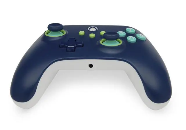 Alt view image 7 of 7 - Wired Controller for Xbox Series X|S - Mariner Blue, gamepad, video game/gaming controller, works with Xbox One, Officially Licensed
