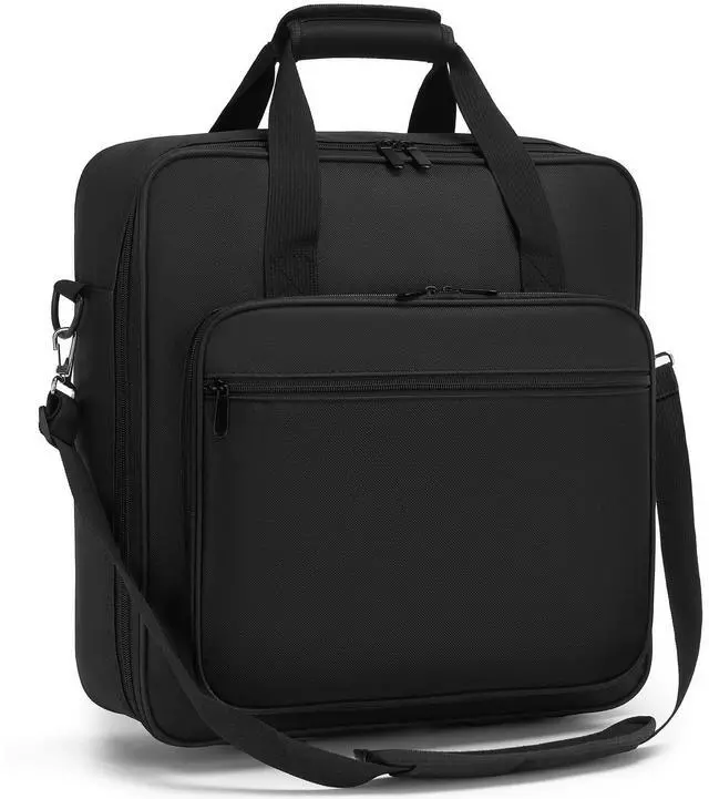 Main image of Padded Nylon Mixer Gig Bag Case, 15.4" x 15" x 5.1", Protector Gear Mixer Gig Bag with Removable Strap, DJ Controller Travel Shoulder Bag For RODECaster Pro II, TC Helicon GOXLR, MG10XU 10