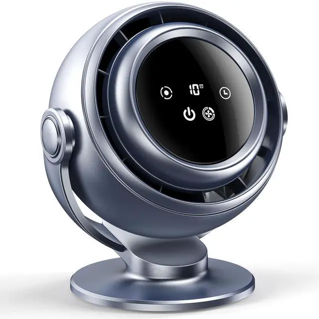 Main image of Desk Fan for Office, 90°Oscillating Fan with 6000mAh Rechargeable, 10 Speeds 4H Timer 270°Tilt Adjustment, 29dB Ultra-Quiet Portable Personal Table Fans, Gifts for Christmas Women Men Home