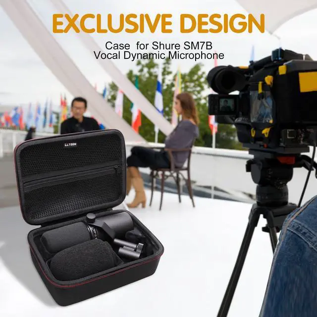 Alt view image 6 of 7 - LTGEM Case Compatible with Shure SM7B / MV7+ / MV7X / MX7I / MV7 Microphone(Case Only)