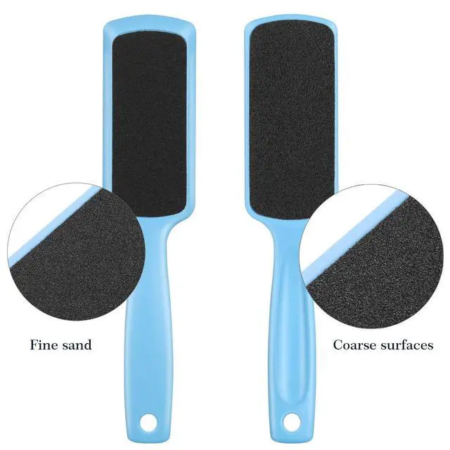 Alt view image 2 of 6 - 3 Pieces Colossal Foot Files Kit Foot Scrubber Foot Rasp and Double-Sided Heel Files Pedicure Tools Callus Remover Stainless Steel Feet Scraper Foot Grater for Dead Skin