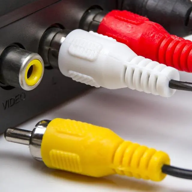 Alt view image 4 of 7 - RCA Splitter Cable, 3 RCA Male Jack to 6-RCA Female Audio AV Splitter Cable Plug Splitters 11 Inches Long Composite Video AV Adapter Cables Output Cables Cords