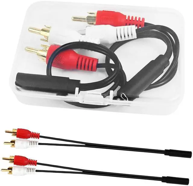 Main image of RCA Y Adapter 2-Pack, 1 Male to 2 Female, Gold-Plated